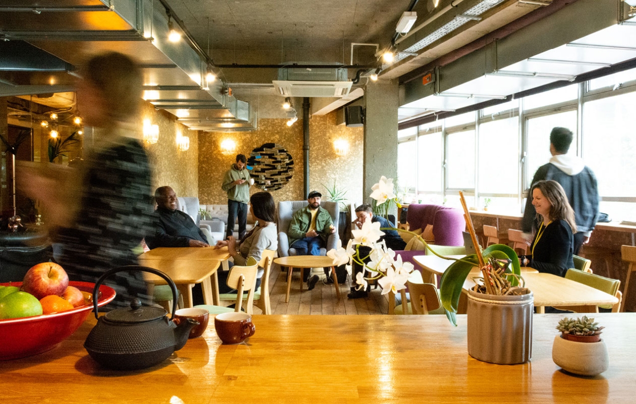 Working space at The Trampery