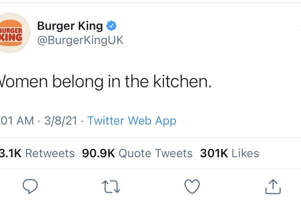 Image for article ''They said what?!' Burger king's IWD Shock Tactics Fail'