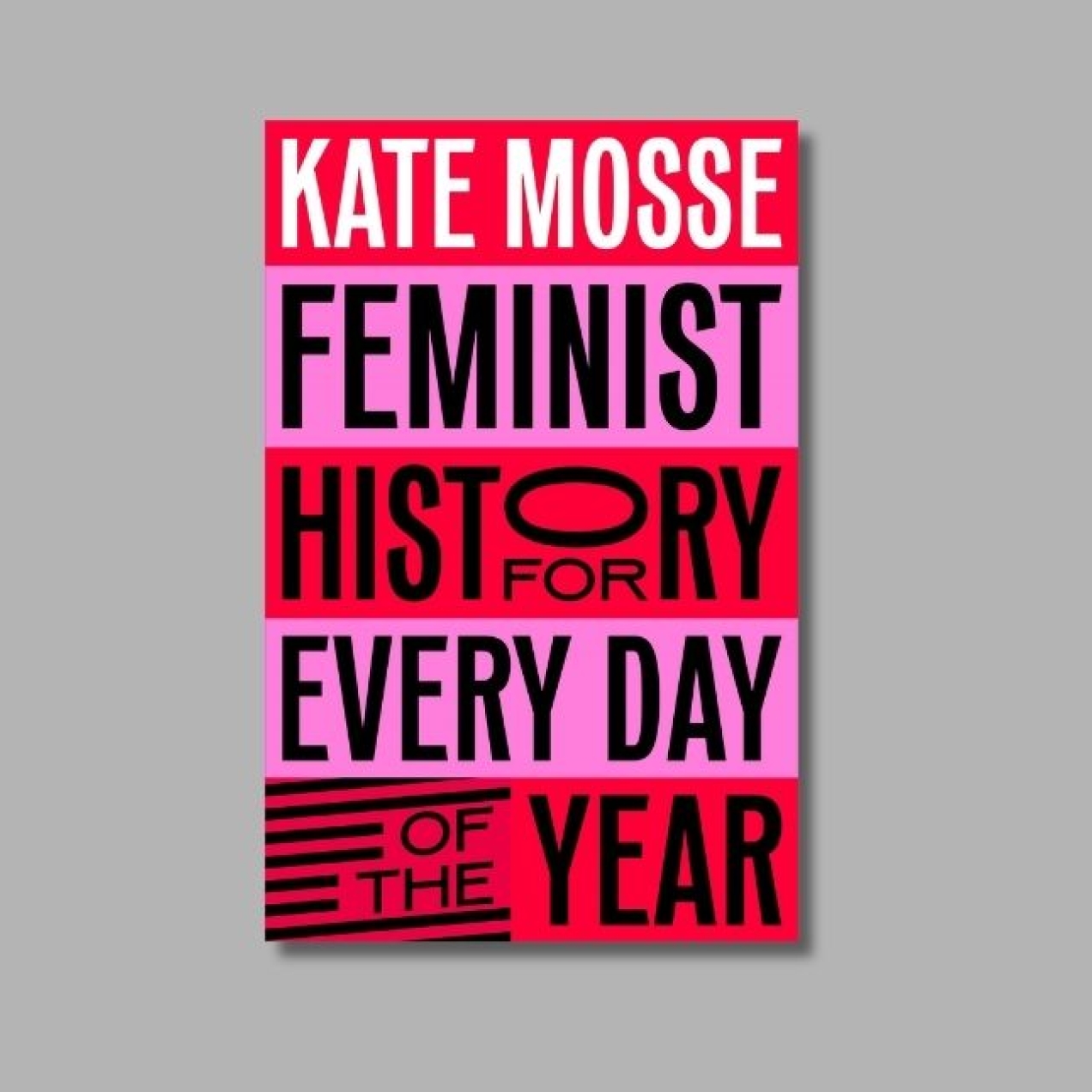 A red and pink book cover with the title and author's name written on the front.