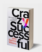 The typographical cover of Crazy Successful.